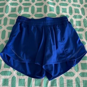 Blue Lululemon shorts